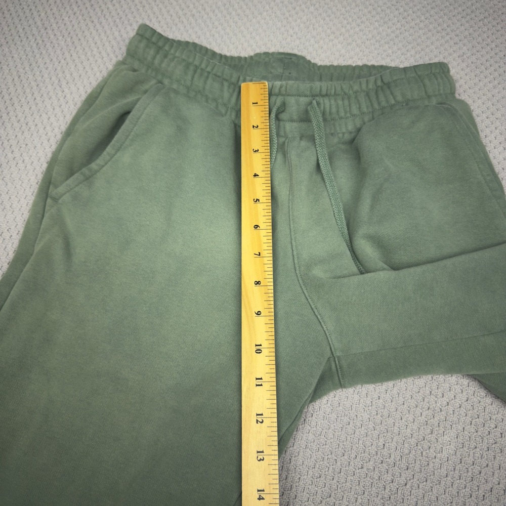 Puma Joggers Womens Small Teal Fleece Sweatpants Drawstring Cozy Relaxed Casual - Picture 9 of 9